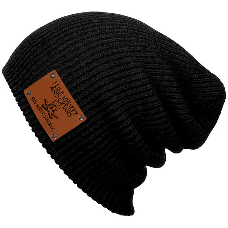 I like Whiskey And Cigars And Maybe 3 People Hat Beanie