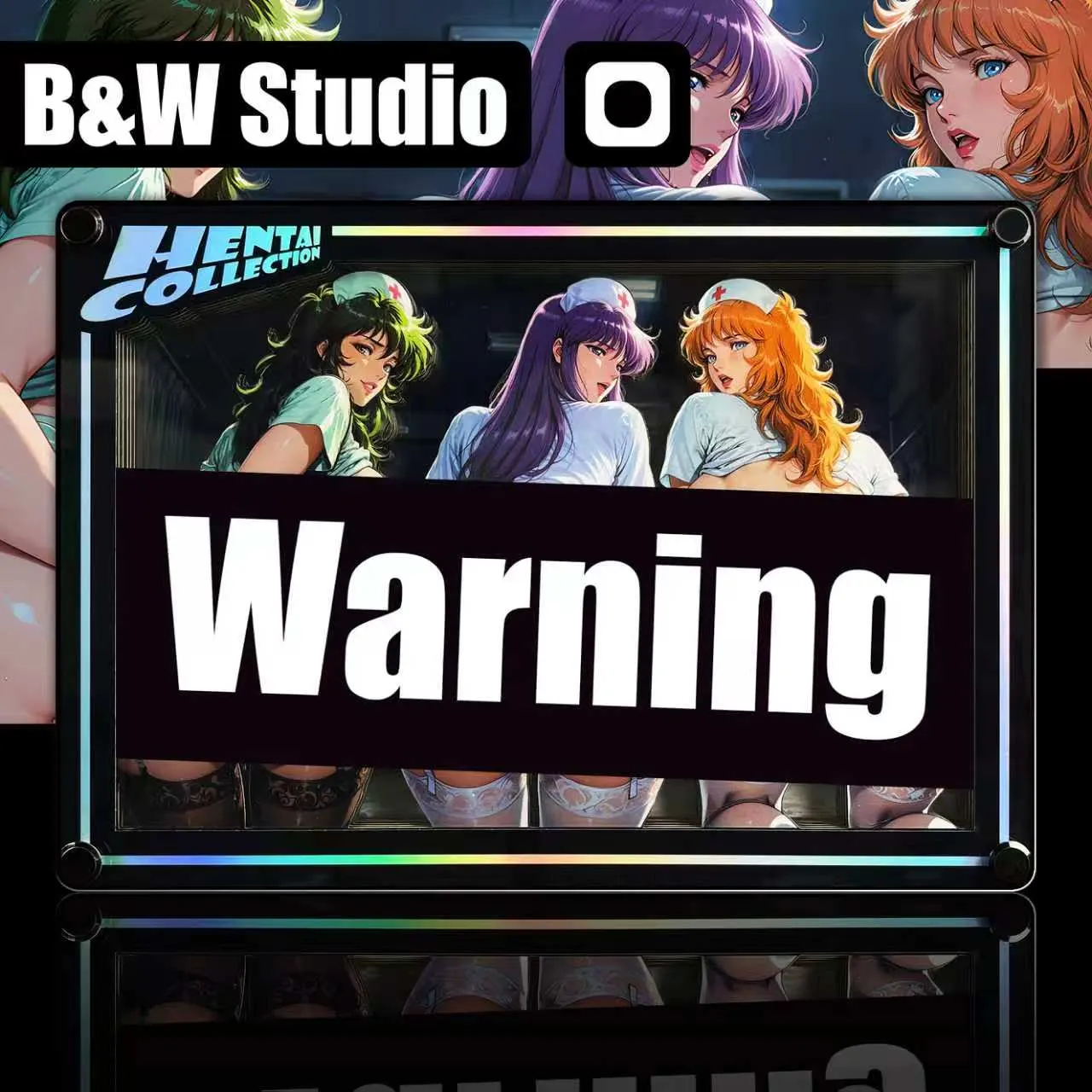 B&W Studio - Ben's Delusion World Series Desktop Decor Card #64 Saint Girls HCCBC-064 MNHBC-064 Saint Seiya-