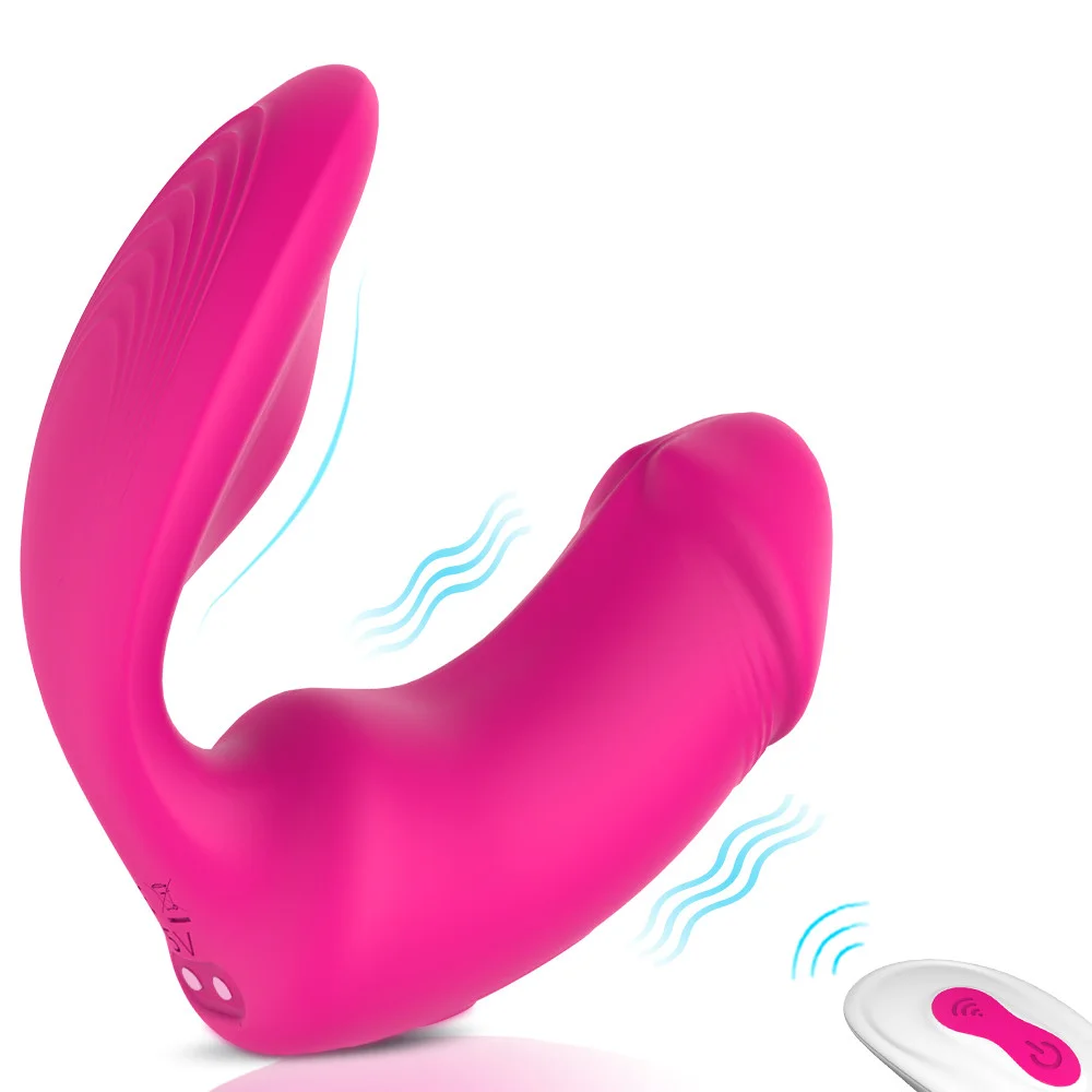 Invisible Wearable Vibrator G-spot Stimulator Wearable Dildo - Rose Toy