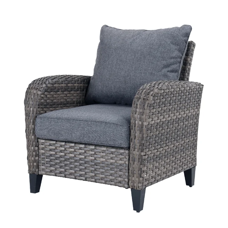 Pre-order : Ship within two weeks, GRAND PATIO Defriest Wicker Outdoor Lounge Chair