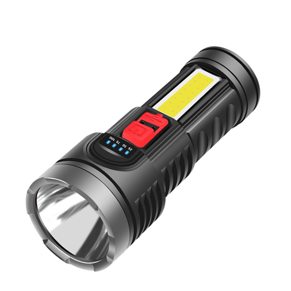 XPG+COB LED Portable Strong Flashlight USB Rechargeable Power Display Torch, 501 Original
XPG+COB LED Portable Strong Flashlight USB Rechargeable Power Display Torch, 501 Original