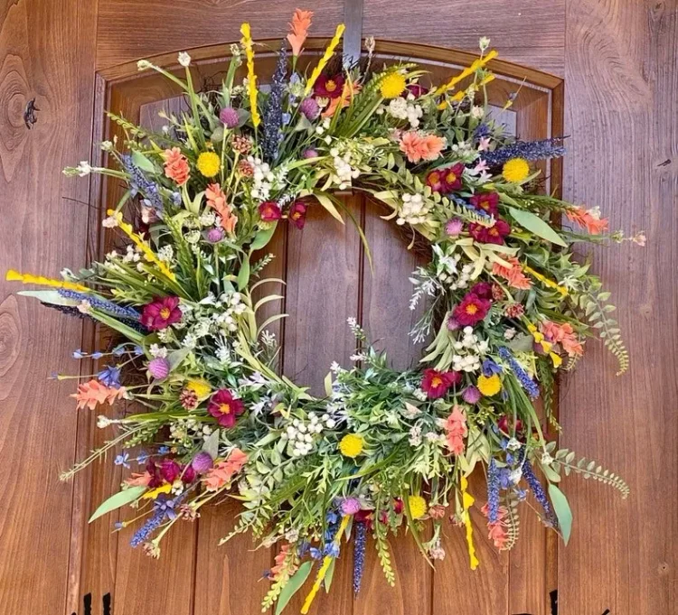 Texas Wildflower Wreath