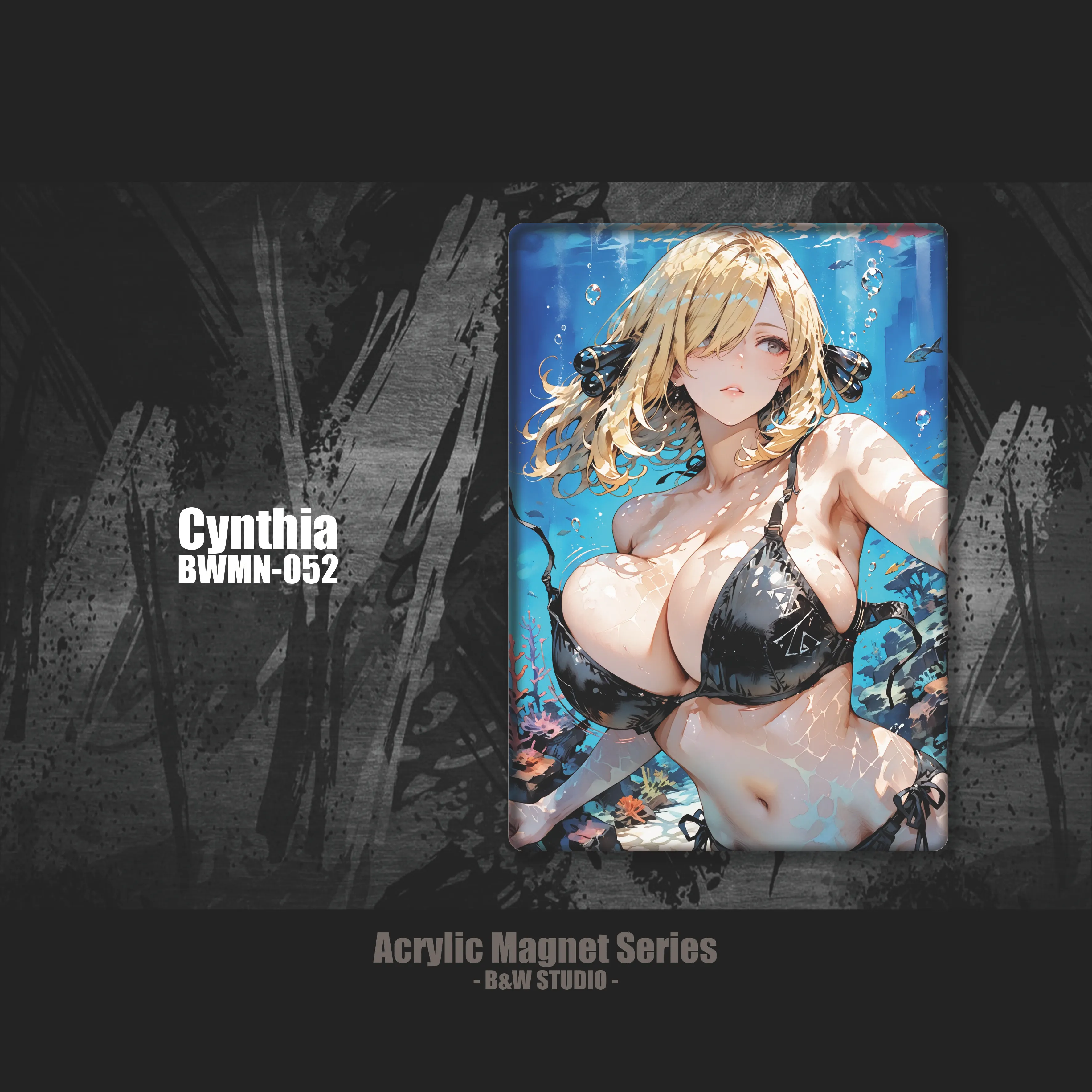 B&W Studio - Cynthia Acrylic Fridge Magnet Pokémon BWMN-052-