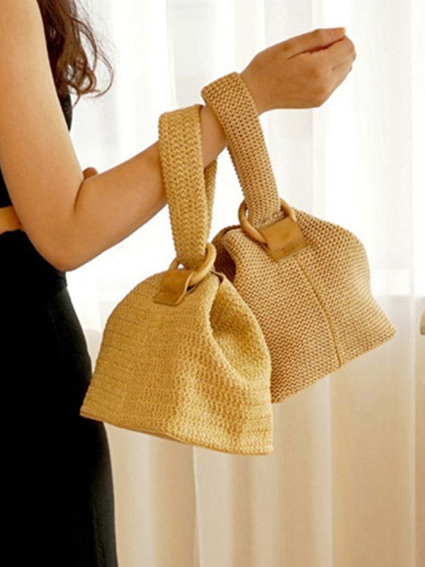 絶妙なデザイン Casual Simple Handbag Weave その他