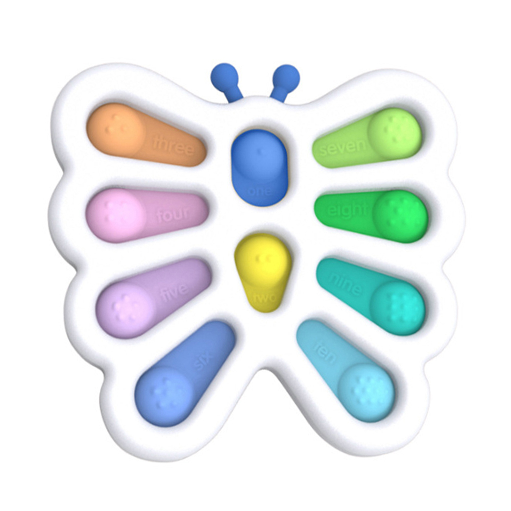 Dimple Fidget Toys Baby Cartoon Butterfly Finger Exercise Board Sensory, 501 Original
Dimple Fidget Toys Baby Cartoon Butterfly Finger Exercise Board Sensory, 501 Original
