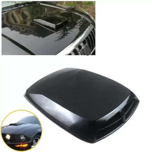 Dronehint AUTO 3D Car Decorative Air Flow Intake Hood Scoop Bonnet Vent Sticker Cover PAIR (For: Audi Sport) Parts