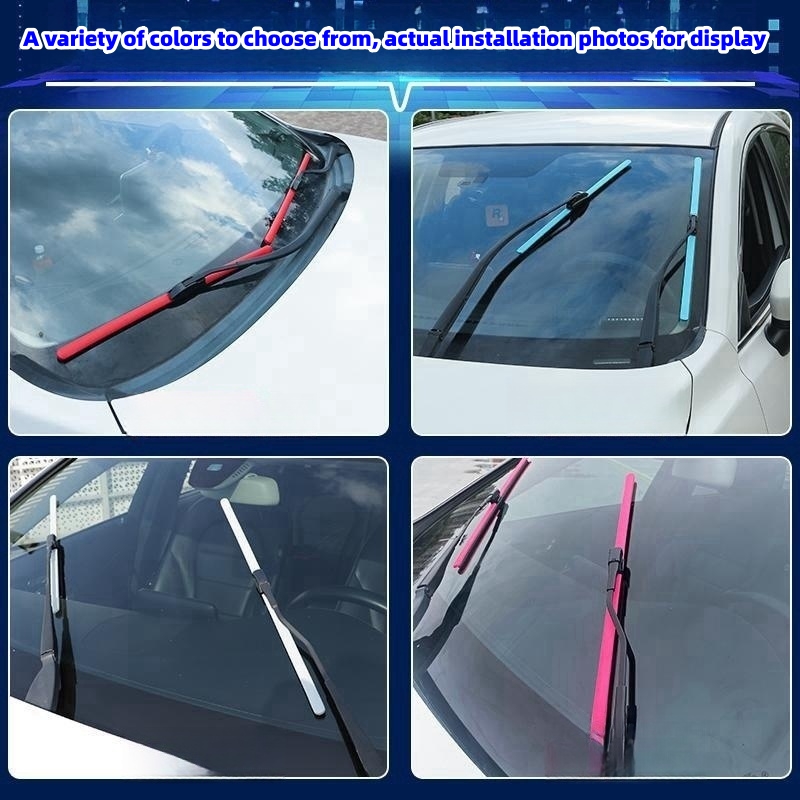 Car Brand Customized Color Boneless Wipers