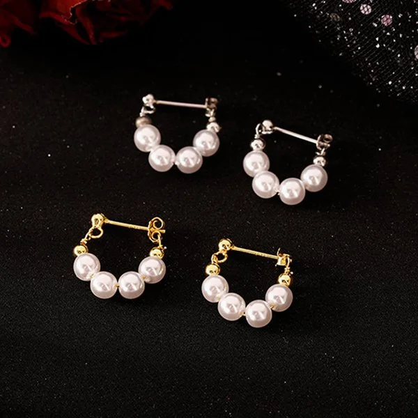 Summer promotion- 50% OFF -Pearl earrings