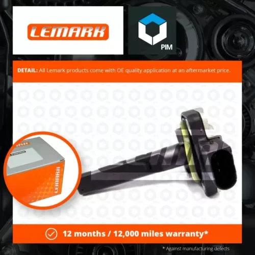 Dronehint Oil Level Sensor fits BMW 518D F10, F11 2.0D 13 to 14 N47D20C Lemark 1439810 New Parts