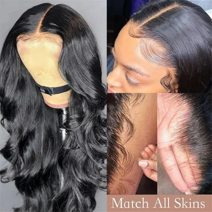 Melting! Body Wave Swiss HD Undetectable Lace 13x4 Lace Frontal Wig