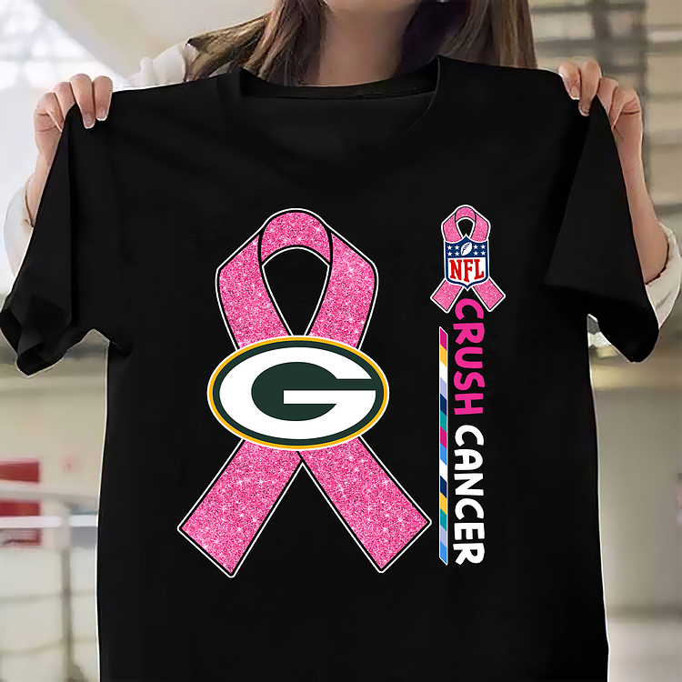 NFL Green Bay Packers Crush Cancer Shirt