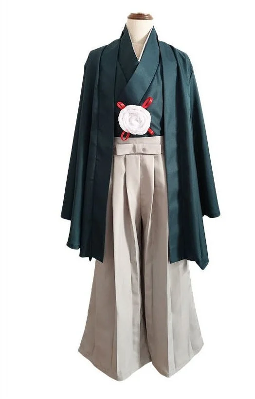 My Hero Academia Boku No Hero Akademia Izuku Midoriya Deku New Year Kimono Cosplay Costume