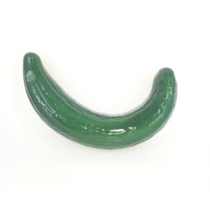 Curved Cucumber Flexible Double Dildo