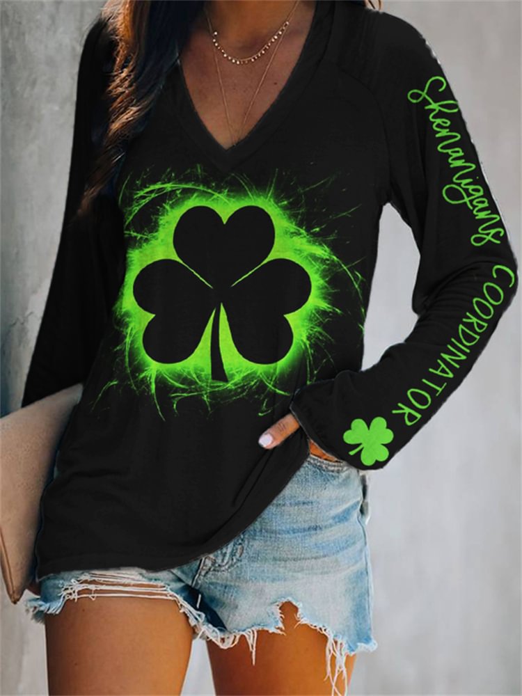 Comstylish St. Patrick's Day Shamrock Shenanigans Coordinator T Shirt