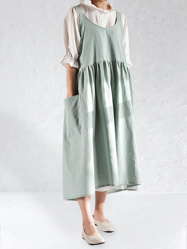 Vintage Cross Back Comfy Apron
