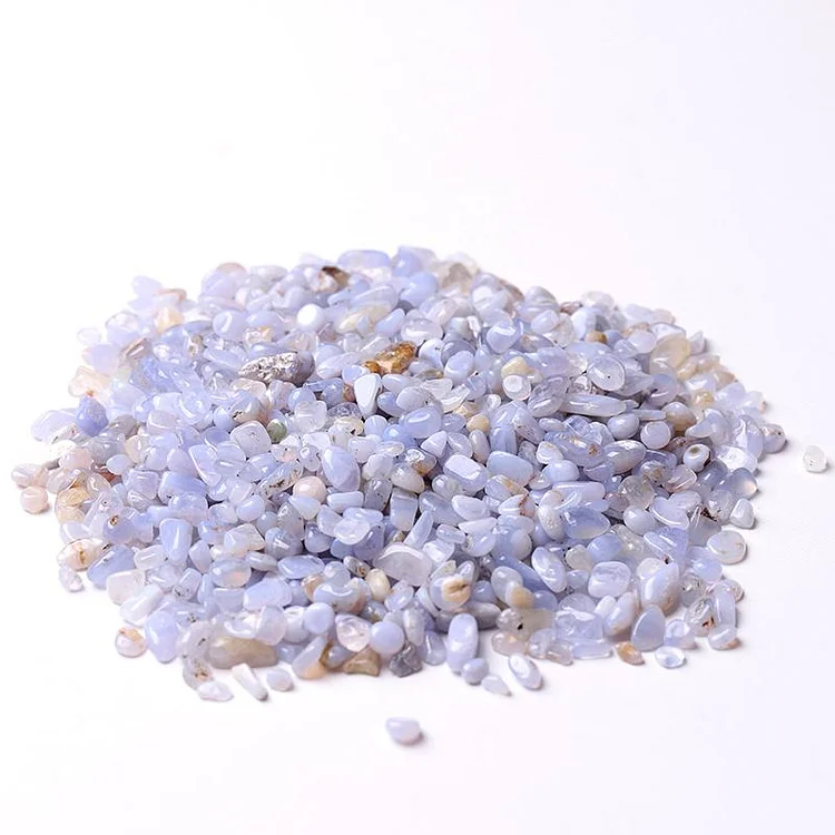 0.1kg 7mm-9mm Blue Lace Agate Crystal Chips