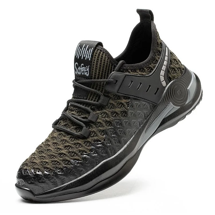 New Fashion Anti-smash and Anti-puncture Steel Toe Cap Work Shoes