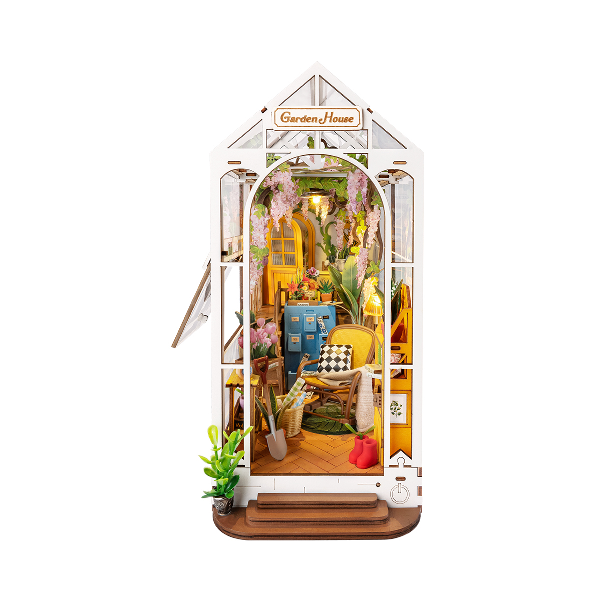 Robotime Rolife Book Nook Holiday Garden House - TGB06 - Maison miniature  DIY - Artisanat
