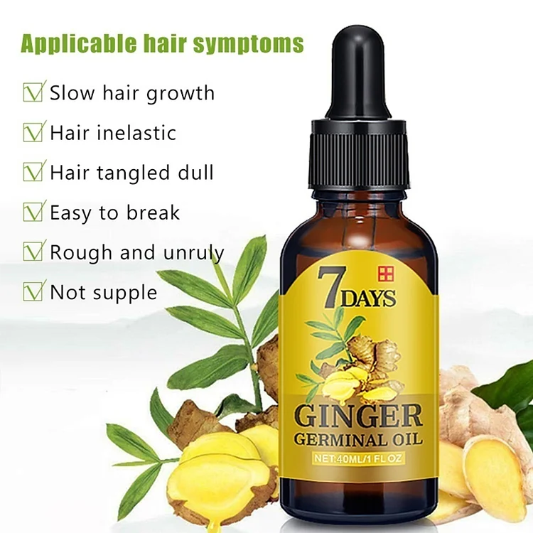 Ginger Hair Loss Treatment Strong the Root of Hair Serum