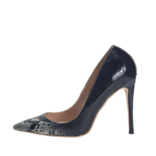 VCshoes PU Leather Ladies Shoes Shallow Ponited Toe High Heels 12 Cm Pumps Dress Women Shoes QP034