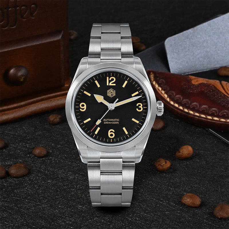 San Martin 38mm Vintage Mechanical Watch SN0107San Martin Watch San Martin Watch Authorized StoreSan Martin Watches