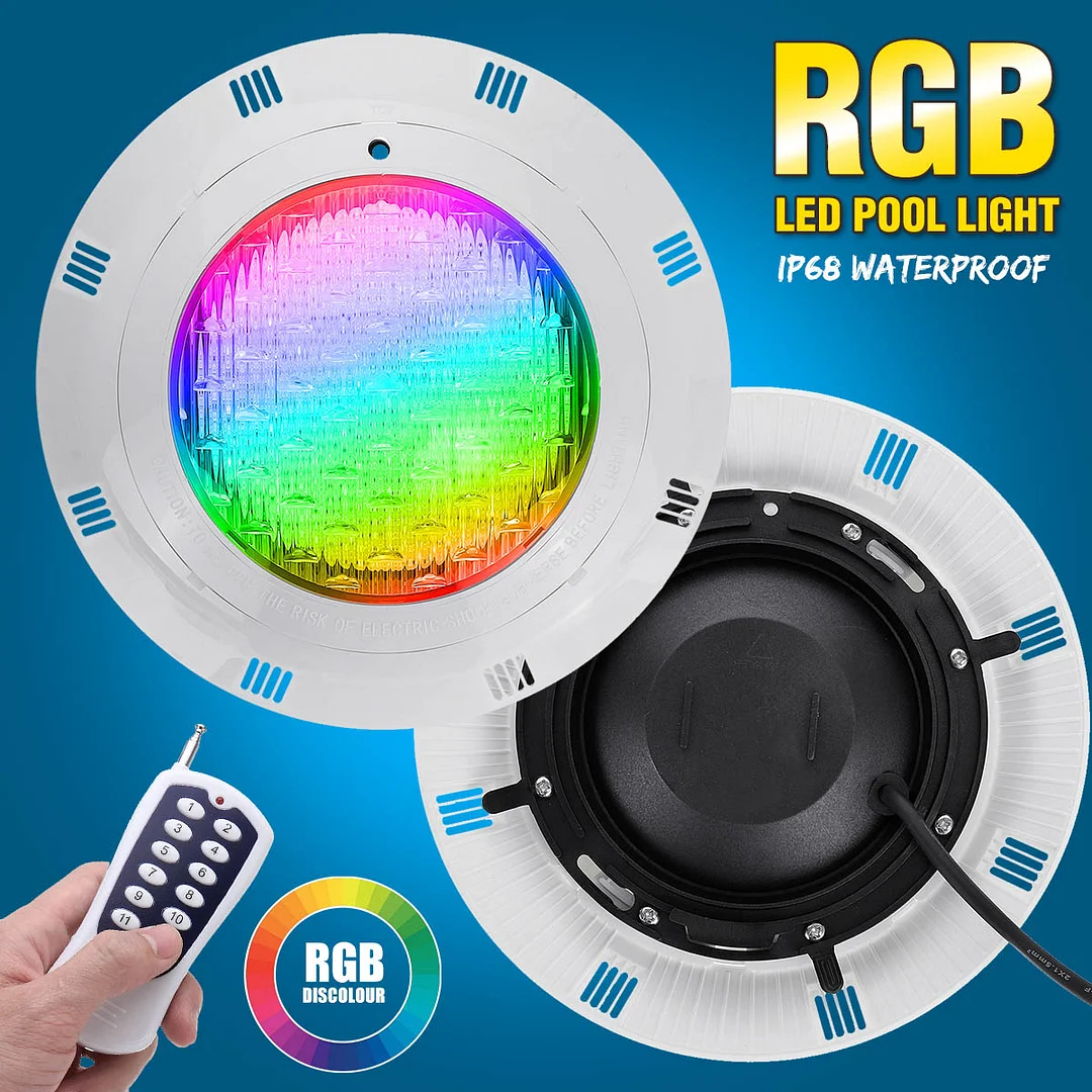 45W RGB Led Swimming Pool Light 450LED IP68 Waterproof Outdoor RGB UnderWater Light Pond Led Piscina Luz Spotlight