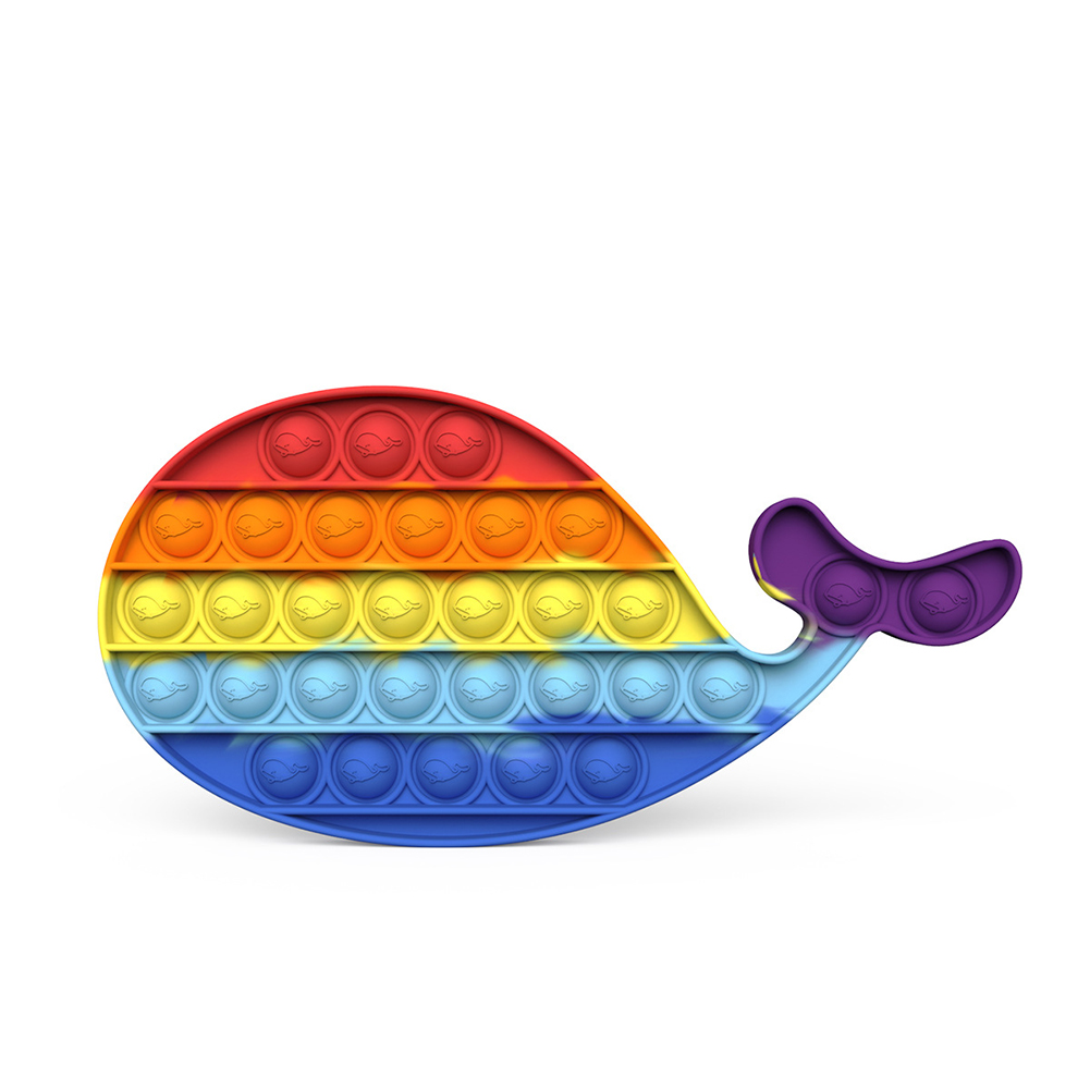 Silicone Push Bubble Concentration Stress Relief Toys Fidget Toy Rainbow, 501 Original
Silicone Push Bubble Concentration Stress Relief Toys Fidget Toy Rainbow, 501 Original