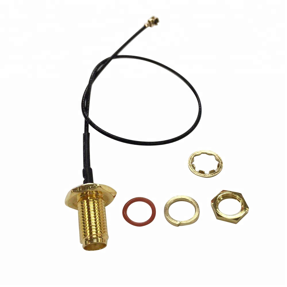 SMA Female PCB Mount Connector To Mini IPEX Wifi Pigtail Cable For PCI