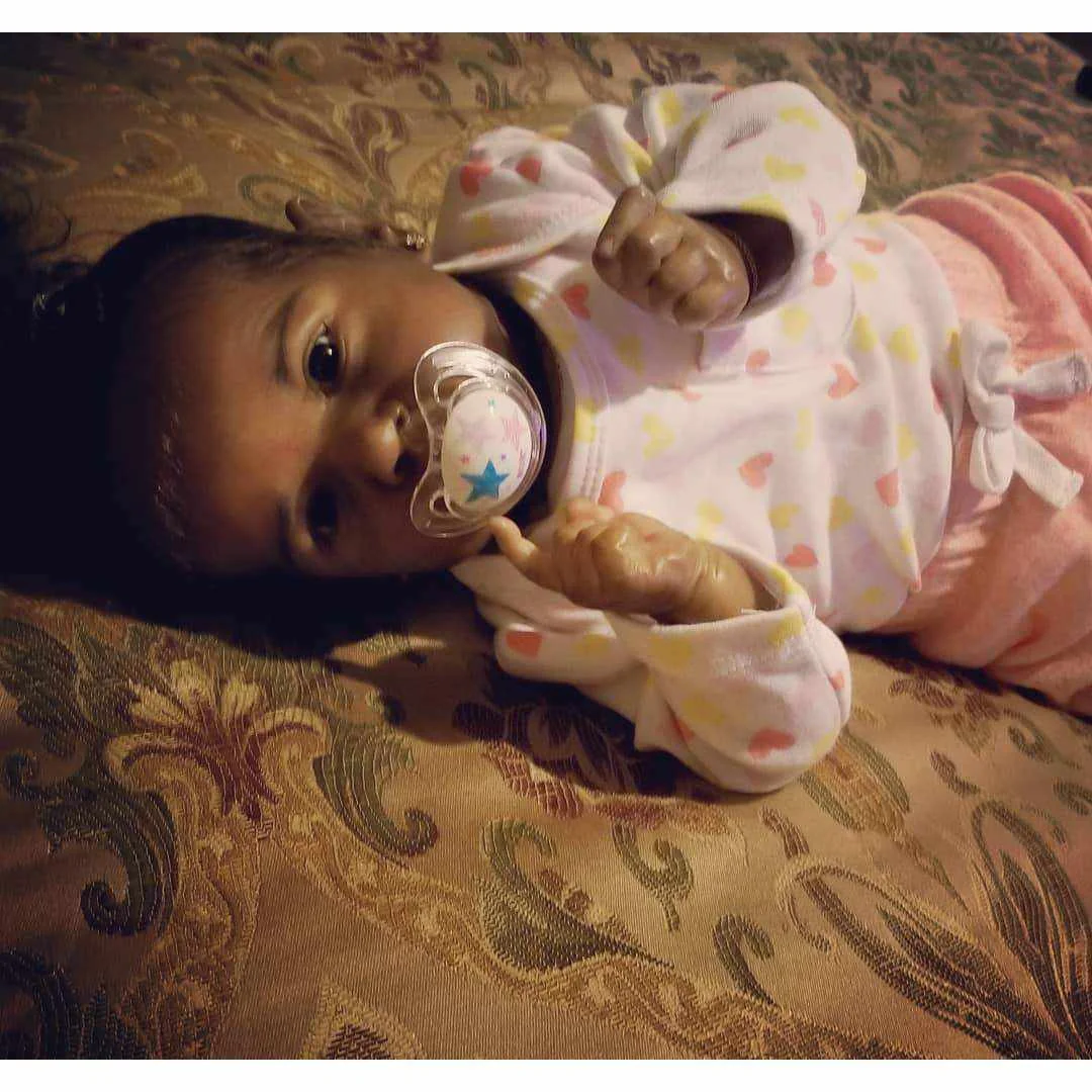Real Life Black African American 20'' Reborn Baby Toddler Doll Girl Jamani, Christmas Gift -Creativegiftss® - [product_tag] RSAJ-Creativegiftss®