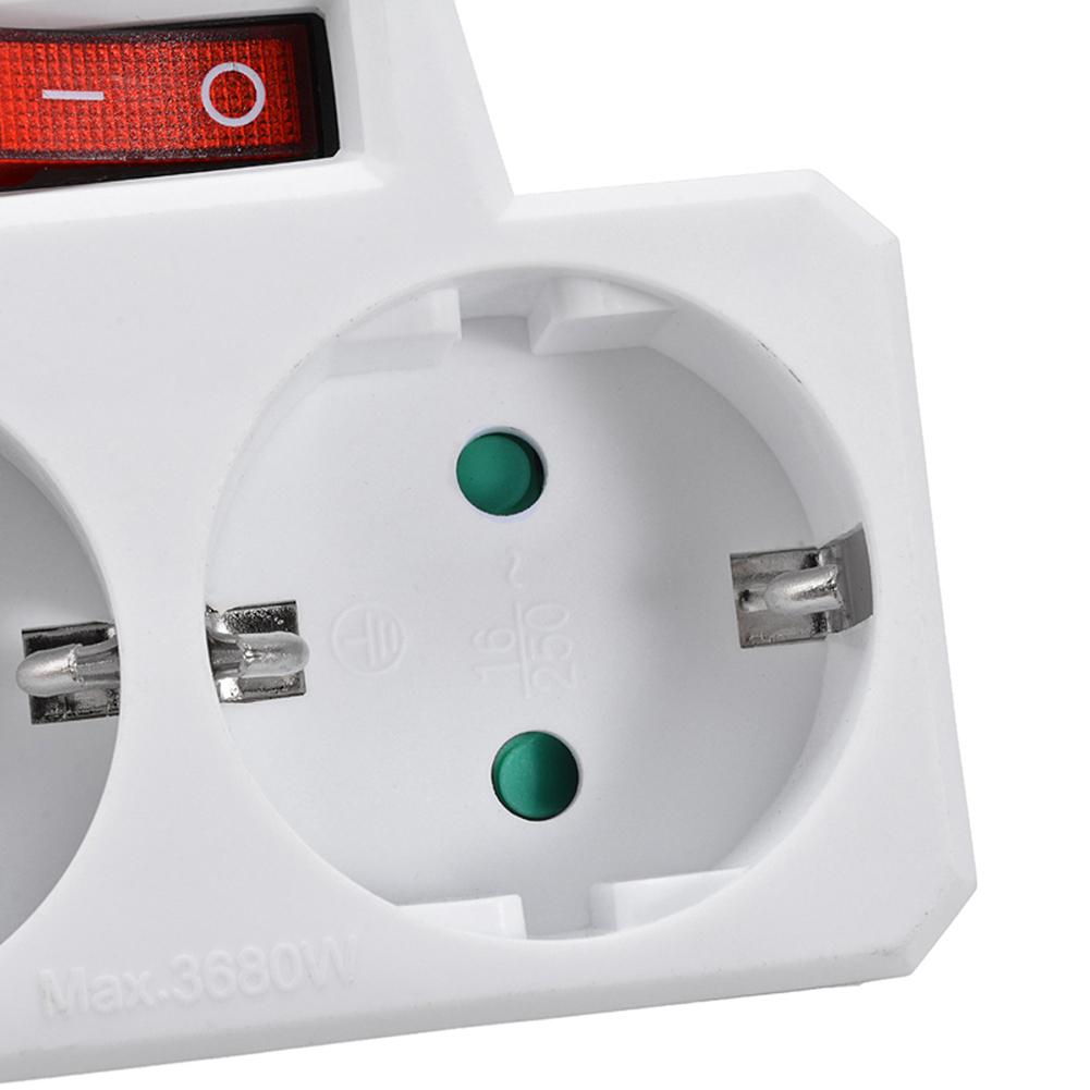 2XGerman/EU Plug Conversion Socket 1 to 2 Way Power Adapter w/Outlet Switch, 501 Original
2XGerman/EU Plug Conversion Socket 1 to 2 Way Power Adapter w/Outlet Switch, 501 Original
