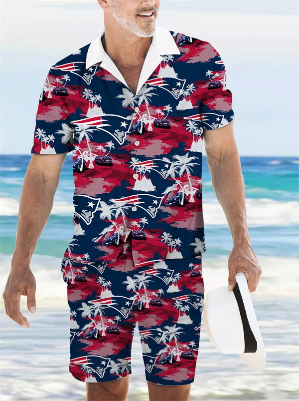 New England Patriots
Limited Edition Hawaiian Shirt And Shorts Two-Piece Suits