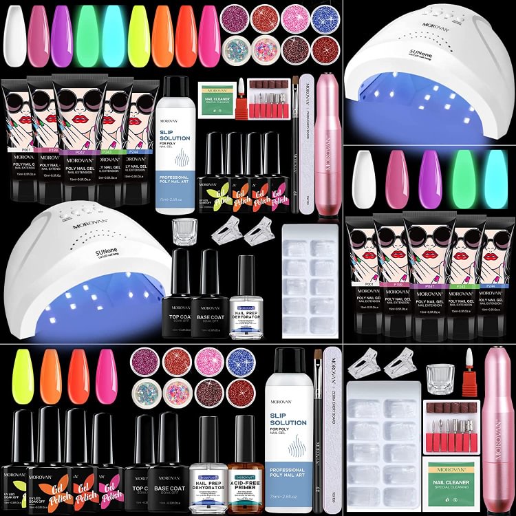 Morovan Poly Gel Nail Kit PL20