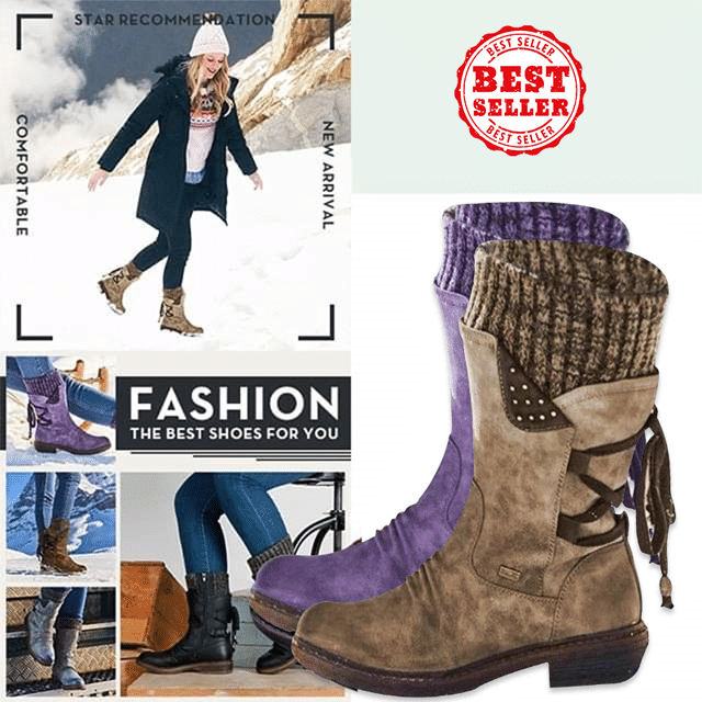 Bottes Zippées Mi-mollet Imperméables Premium Snowy