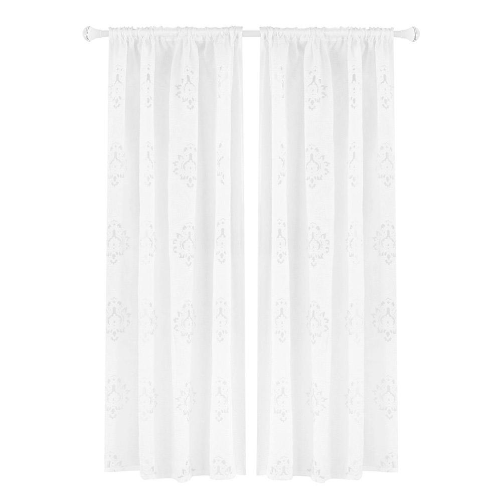 Totem Cut Flower Bubble Print Window Drapes Half Blackout Curtains (White, 501 Original
Totem Cut Flower Bubble Print Window Drapes Half Blackout Curtains (White, 501 Original
