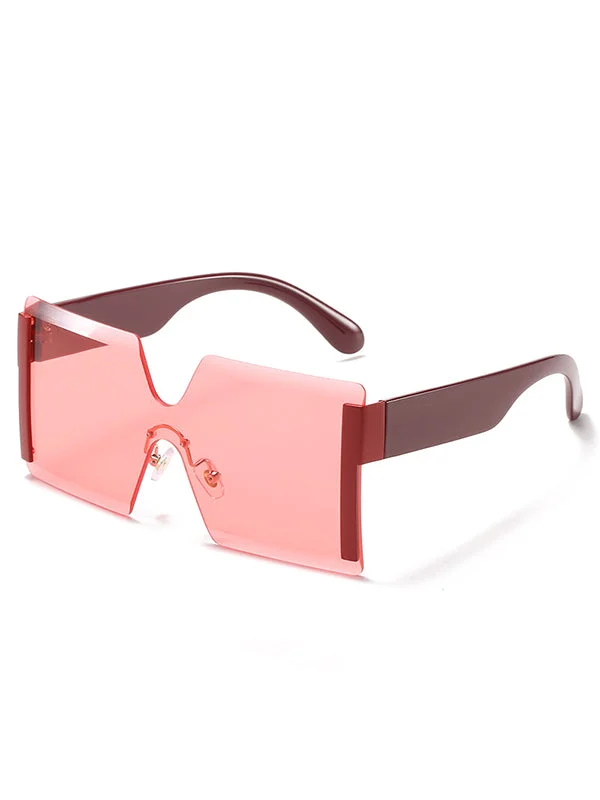 Geometric Sun-Protection Sunglasses Accessories
