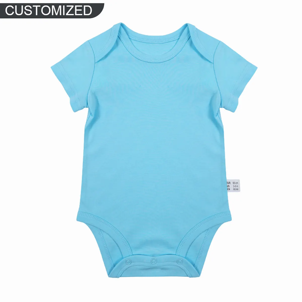 【0M-24M】Customized Butterfly&Flower Letter Baby Bodysuit
