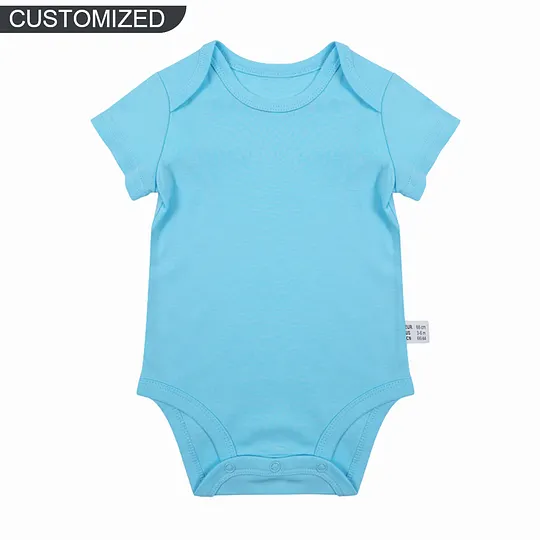 【0M-24M】Customized Butterfly&Flower Letter Baby Bodysuit
