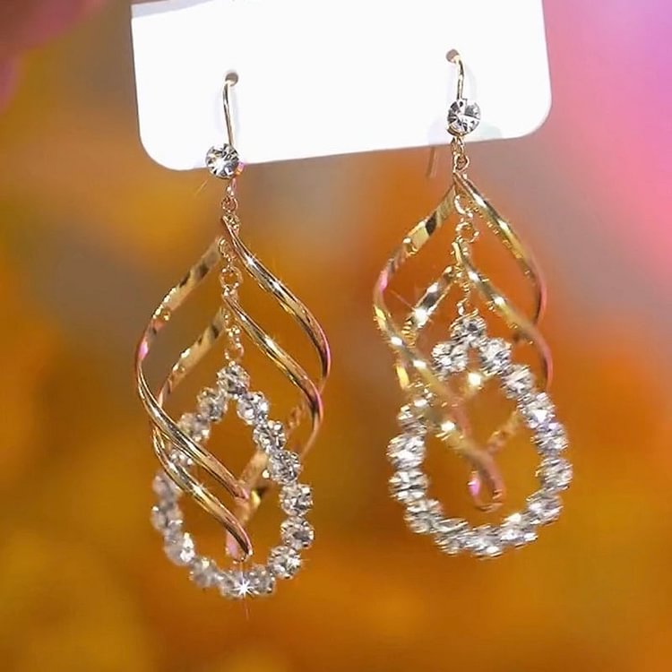 Spiral Fringe Earrings