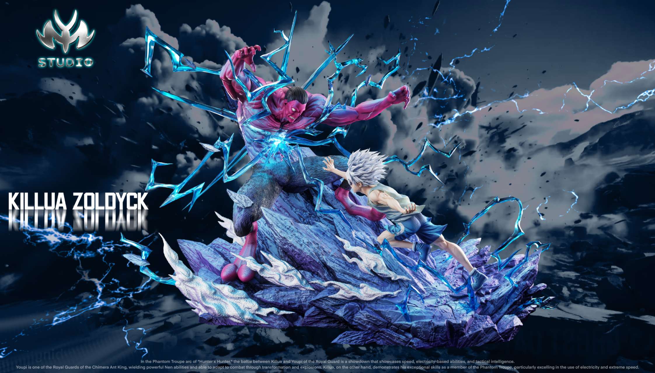 MY Studio - Killua Zoldyck vs Menthuthuyoupi 1/6 Statue(GK)-