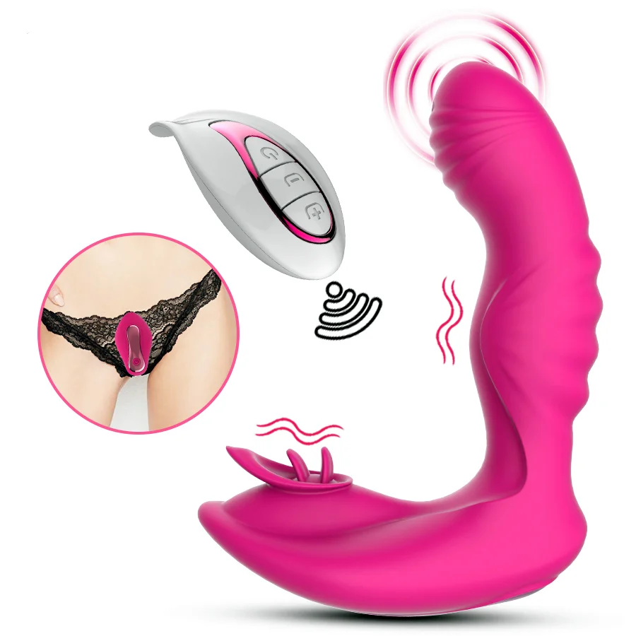 Remote Wearable Vibrator G Spot Massager For Women - Rose Toy