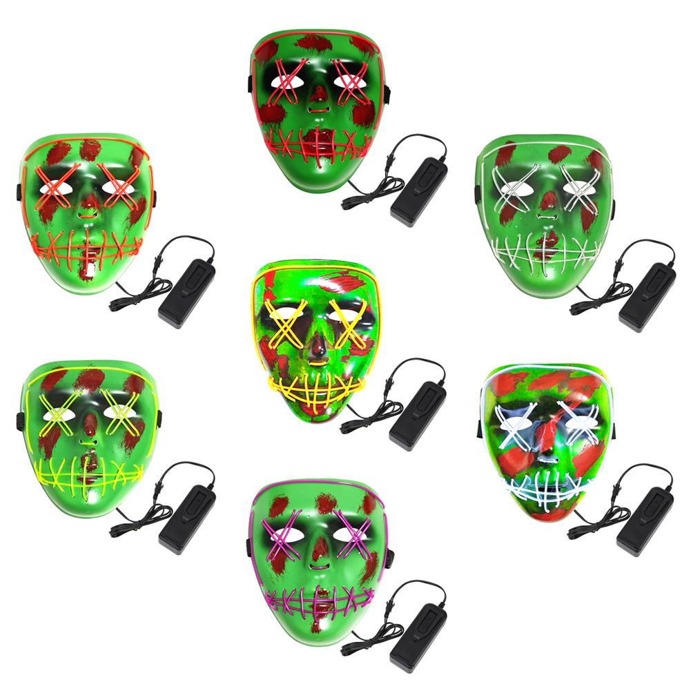 EL Luminous Glowing Face Covers Halloween Masquerade Makeup Party Decor Supplies, Yellow, 501 Original
EL Luminous Glowing Face Covers Halloween Masquerade Makeup Party Decor Supplies, Yellow, 501 Original