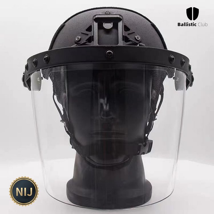 Ballistic Helmets For Sale FBK-1901 7.62mm Launcher Protection Ballistic Face Shield-BallisticHelmetsForSale