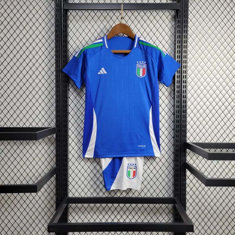 2024 kids Italy Home Football Shirt 1:1 Thai Quality