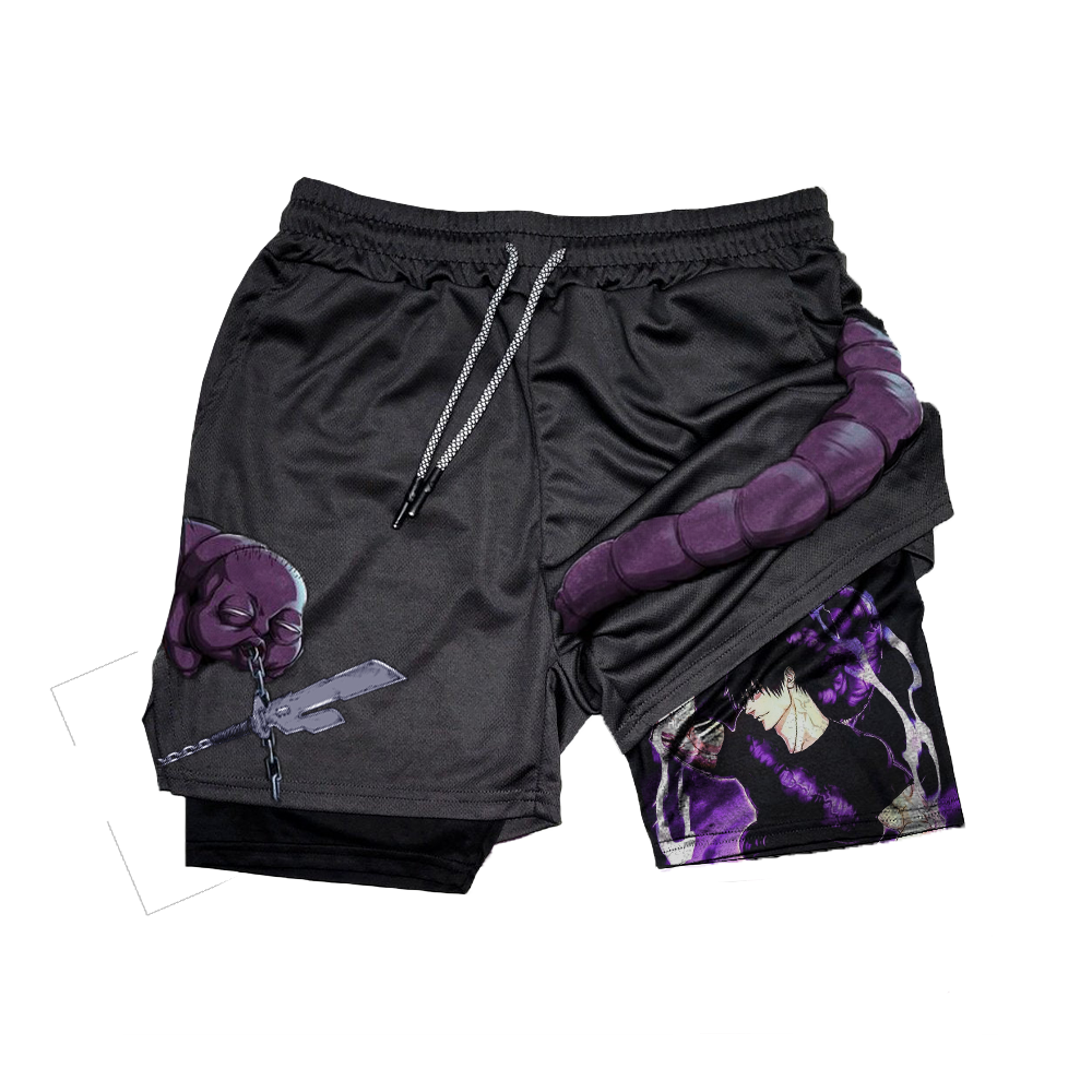 Anime-Inspired Graphic Shorts for Casual Wear