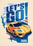 Shinevers Rocket League Game Poster Neon Video Game Canvas Painting Wall Art Picture for Modern Boy Room Living Room Home Decor Cuadros Wall Art