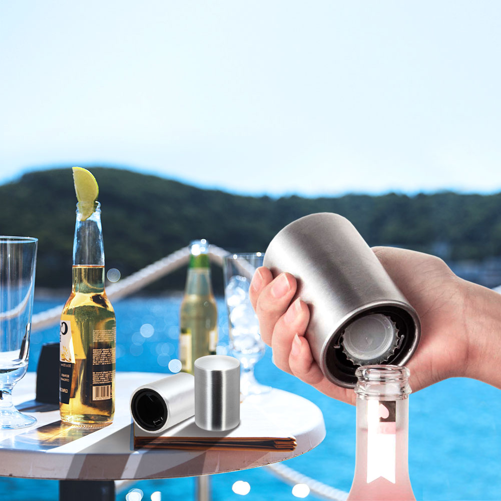 Stainless Steel Automatic Bottle Opener Beer Soda Cap Wine Bottle Opener, 501 Original
Stainless Steel Automatic Bottle Opener Beer Soda Cap Wine Bottle Opener, 501 Original