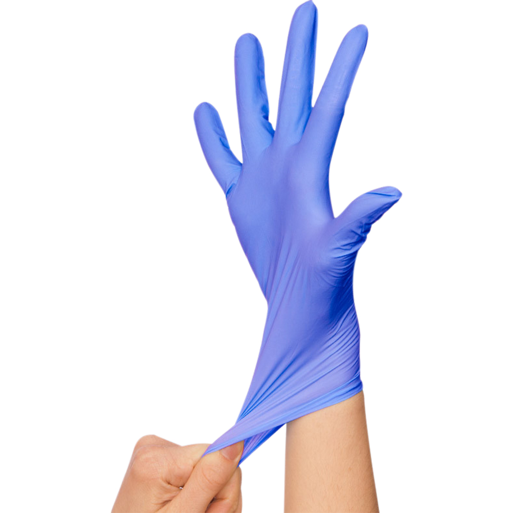 100pcs/set Disposable Nitrile Gloves Dustproof Garden Gloves (Purple, 501 Original
100pcs/set Disposable Nitrile Gloves Dustproof Garden Gloves (Purple, 501 Original