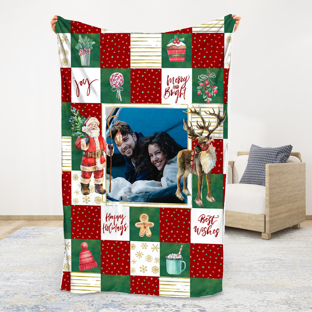 Plaid Couverture Pour Papy - 150x130 Cm - Message "Couverture De Sieste Officielle" - Flanelle Douce - Cadeau Grand-Père