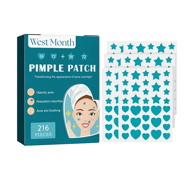 Breathable waterproof repair hydrocolloid acne patch