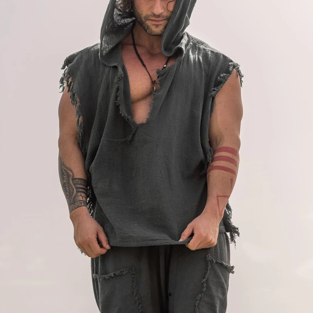 Breathable Sleeveless Hoodie-inspireuse
